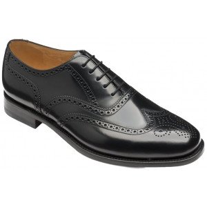 Loake Aldwych Black Calf, Rubber Soles, G - Bradshaw & Lloyd